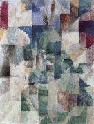 Delaunay, Robert The Window towards to City Spain oil painting artist